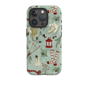 iPhone Tough Case - Winter Pattern By Maja Lindberg