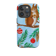 iPhone Tough Case - Winter Squirrel By Bex Parkin