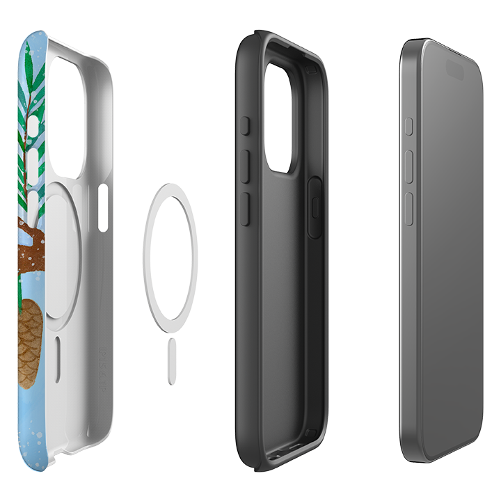 iPhone MagSafe Tough Case - Winter Squirrel By Bex Parkin