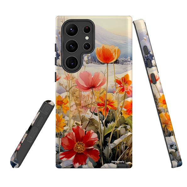Samsung Tough Case - Winter Wild Flowers II