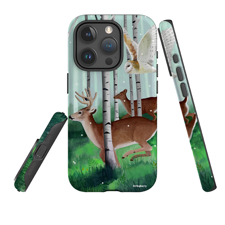 iPhone Tough Case - Winter Woods By Bex Parkin
