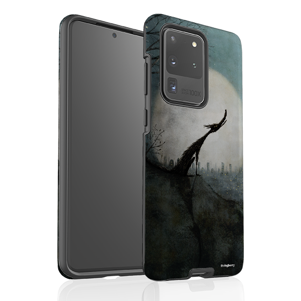 Samsung Tough Case - Wolf Moon By Maja Lindberg