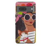 Google Tough Case -  Woman & Cat By Caroline Bonne Muller