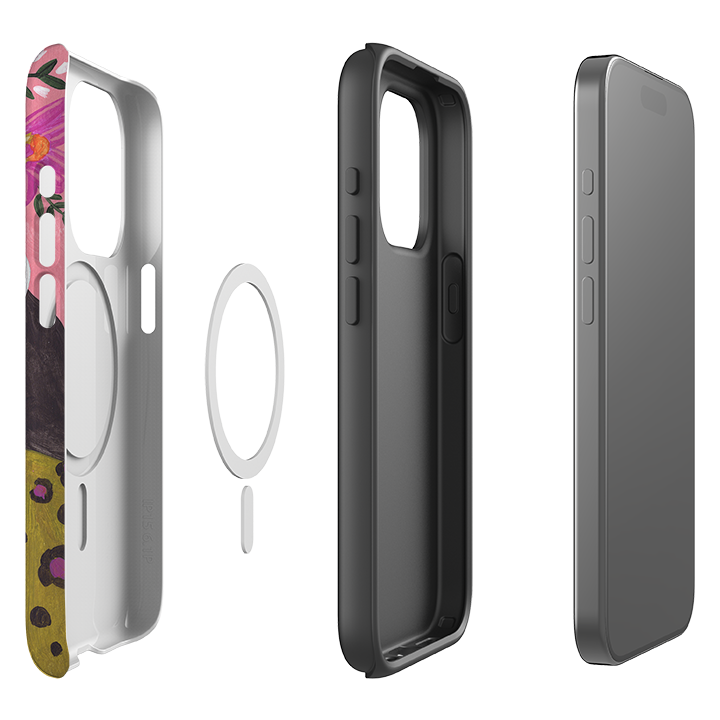 iPhone MagSafe Tough Case -  Woman & Cat By Caroline Bonne Muller