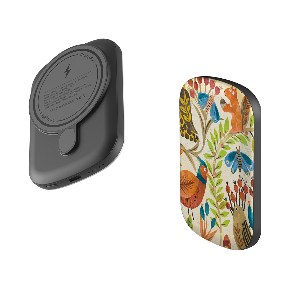 MagSafe Power Bank - Woodland Friends By Tracey English