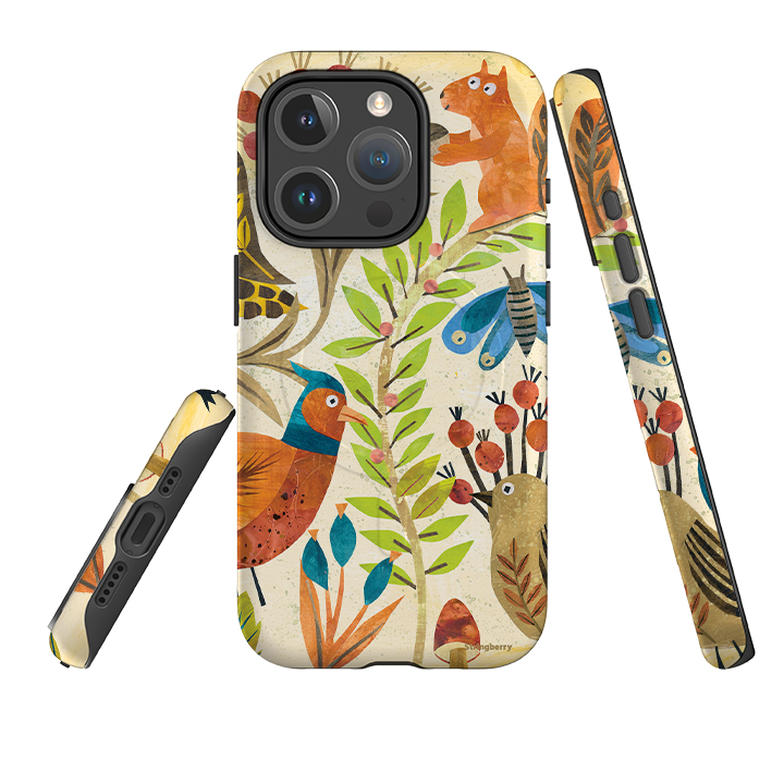 iPhone MagSafe Tough Case - Woodland Friends By Tracey English