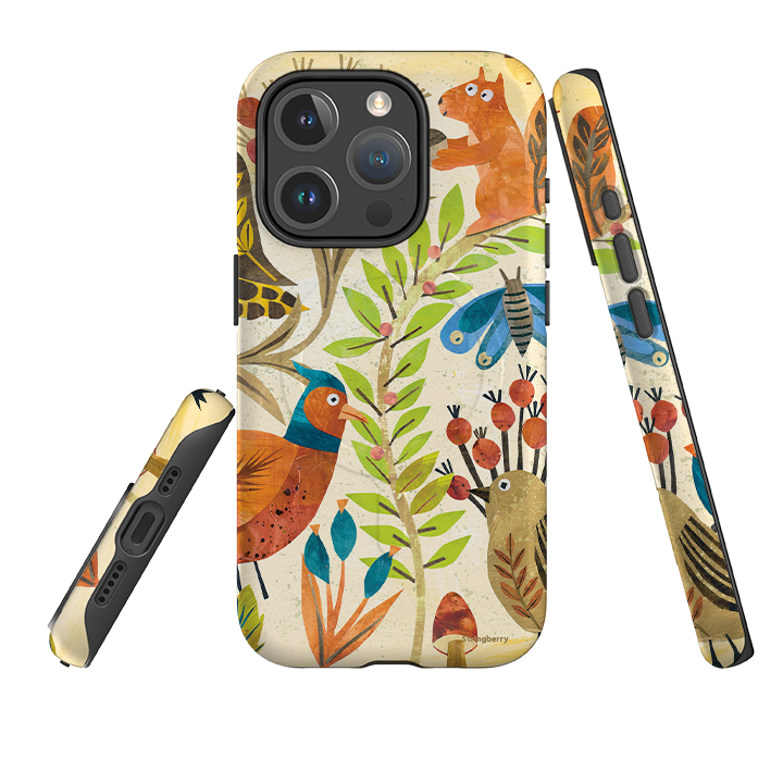iPhone MagSafe Tough Case - Woodland Friends By Tracey English