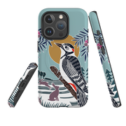 iPhone MagSafe Tough Case -  Woodpecker Brown By Kate Heiss