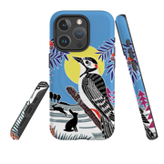 iPhone MagSafe Tough Case -  Woodpecker Yellow By Kate Heiss