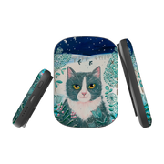 MagSafe Power Bank - Xmas Cat By Mary Stubberfield