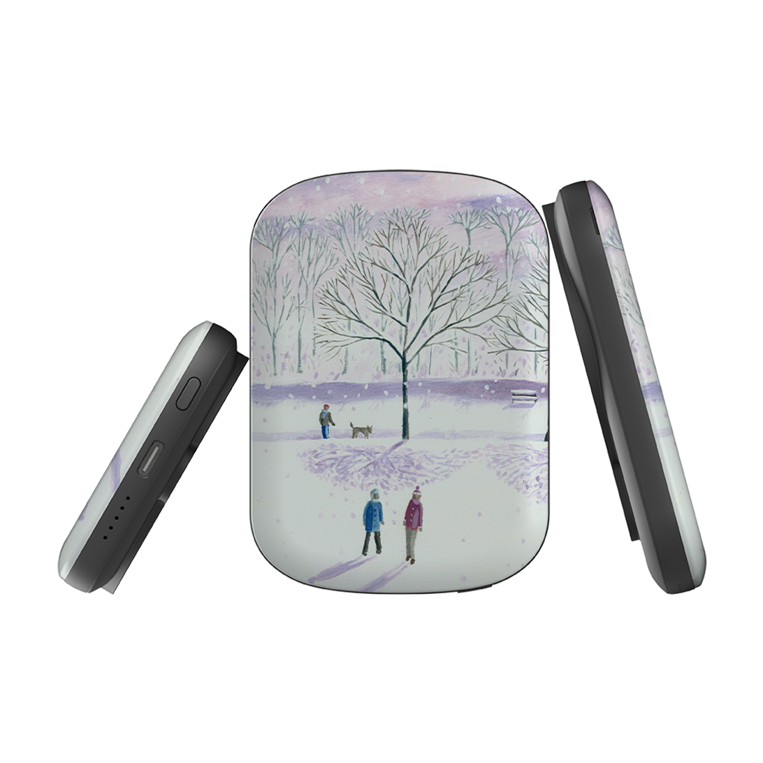 MagSafe Power Bank - Xmas Park By Mary Stubberfield