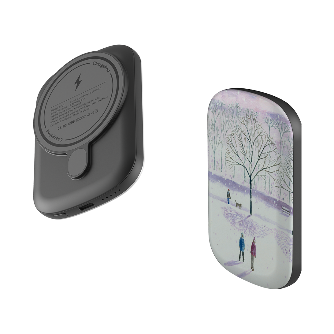 MagSafe Power Bank - Xmas Park By Mary Stubberfield