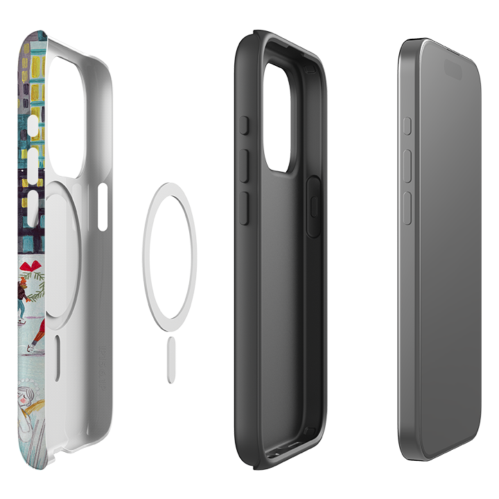 iPhone MagSafe Tough Case -  Xmas In New York By Caroline Bonne Muller