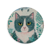 Xmas Cat Mouse Mat By Mary Stubberfield