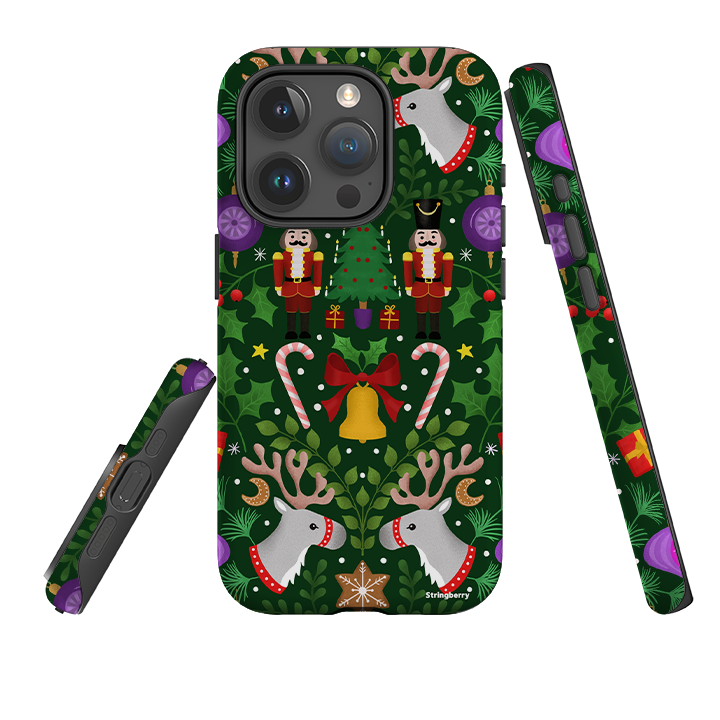 iPhone Tough Case - Xmas Pattern I By Bex Parkin