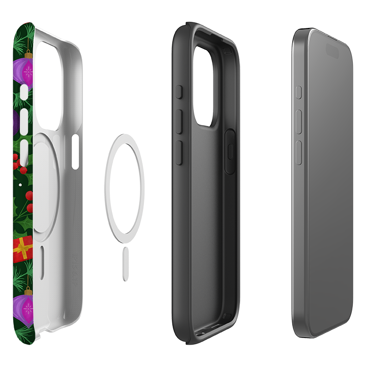 iPhone MagSafe Tough Case - Xmas Pattern I By Bex Parkin