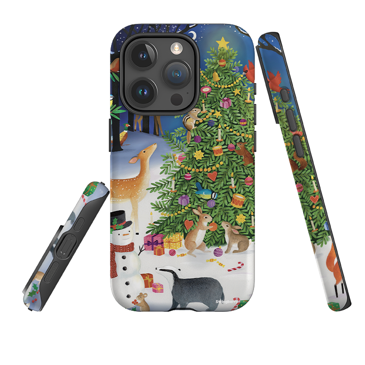 iPhone Tough Case - Xmas Pattern IV By Bex Parkin