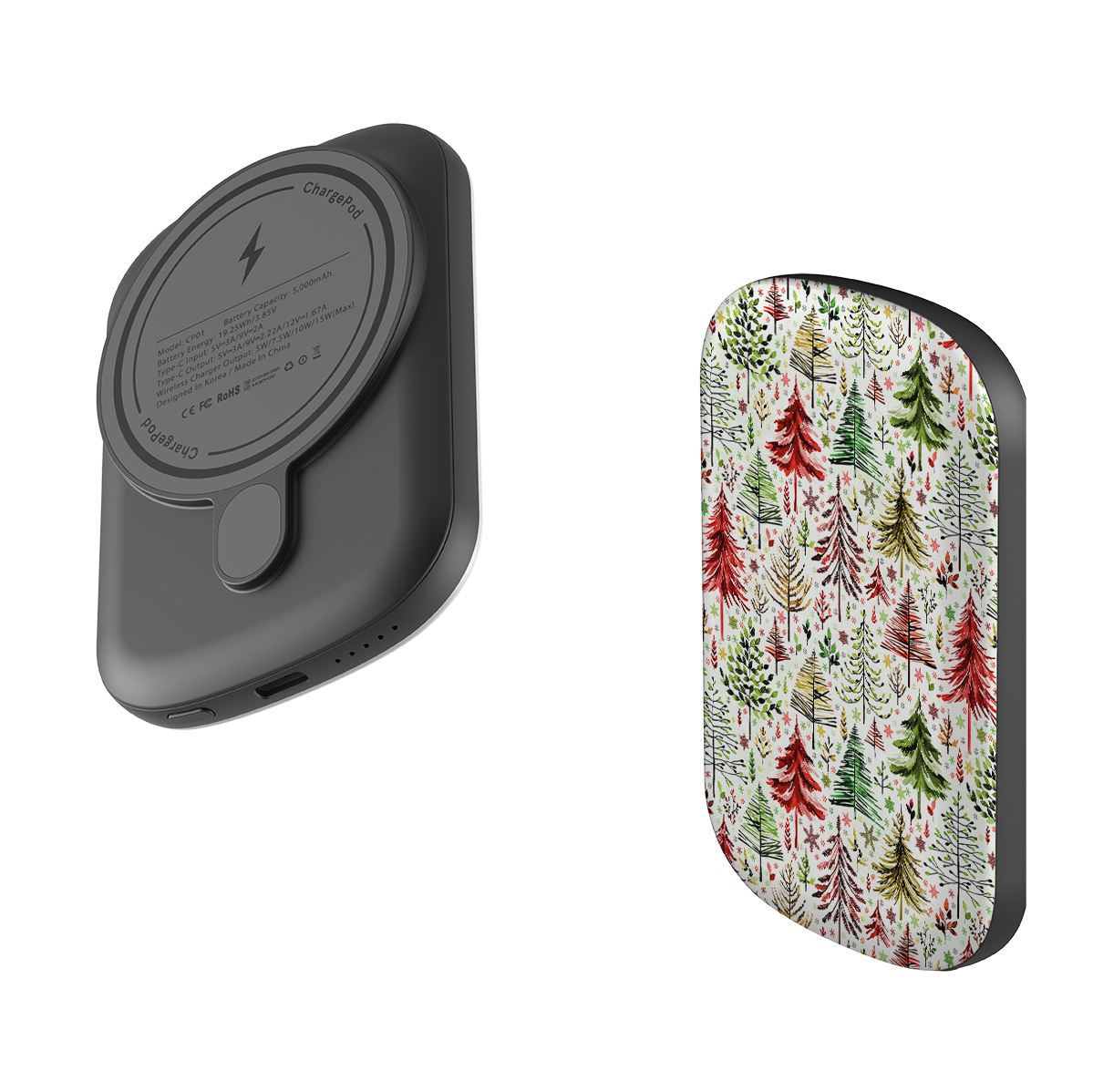 MagSafe Power Bank - Xmas Trees By Elisabeth Haager