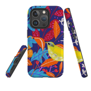 iPhone MagSafe Tough Case -  Yellow Bird By Claire West