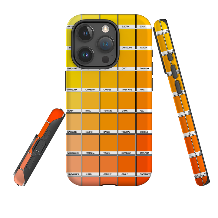 iPhone Tough Case - Yellow Chromology By Kitty Joseph