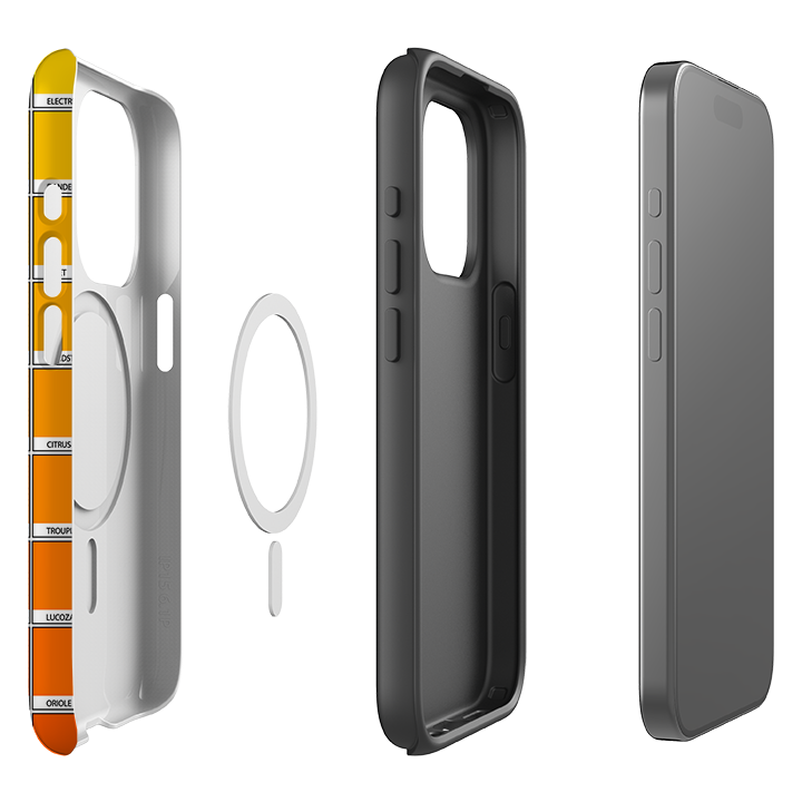 iPhone MagSafe Tough Case -  Yellow Chromology By Kitty Joseph