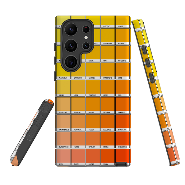 Samsung Tough Case - Yellow Chromology By Kitty Joseph