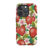 iPhone Tough Case - Yellow Strawberries By Catherine Rowe