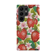Samsung Tough Case - Yellow Strawberries By Catherine Rowe