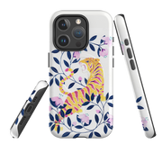 iPhone MagSafe Tough Case - Yellow Tiger By Bex Parkin