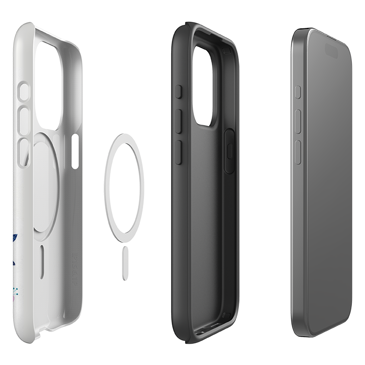 iPhone MagSafe Tough Case - Yellow Tiger By Bex Parkin