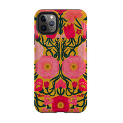 iPhone Tough Case - Yellow Flora By Nina Pace