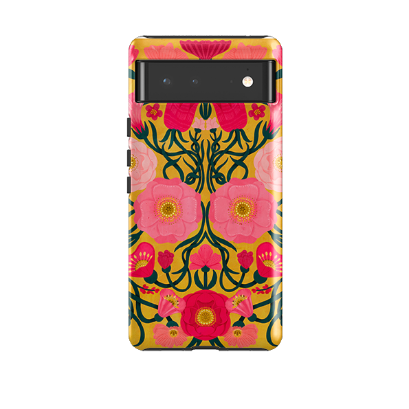 Google Tough Case -  Yellow Flora By Nina Pace
