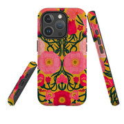 iPhone MagSafe Tough Case -  Yellow Flora By Nina Pace