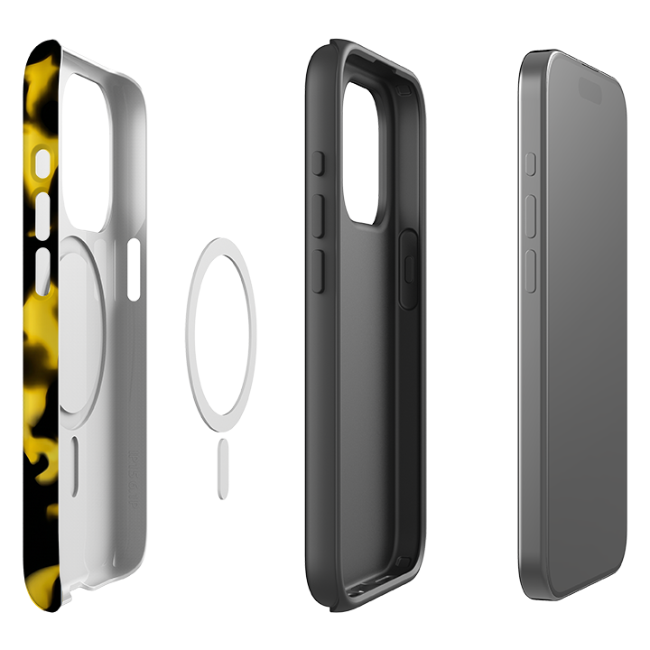 iPhone MagSafe Tough Case - Yellow Lava