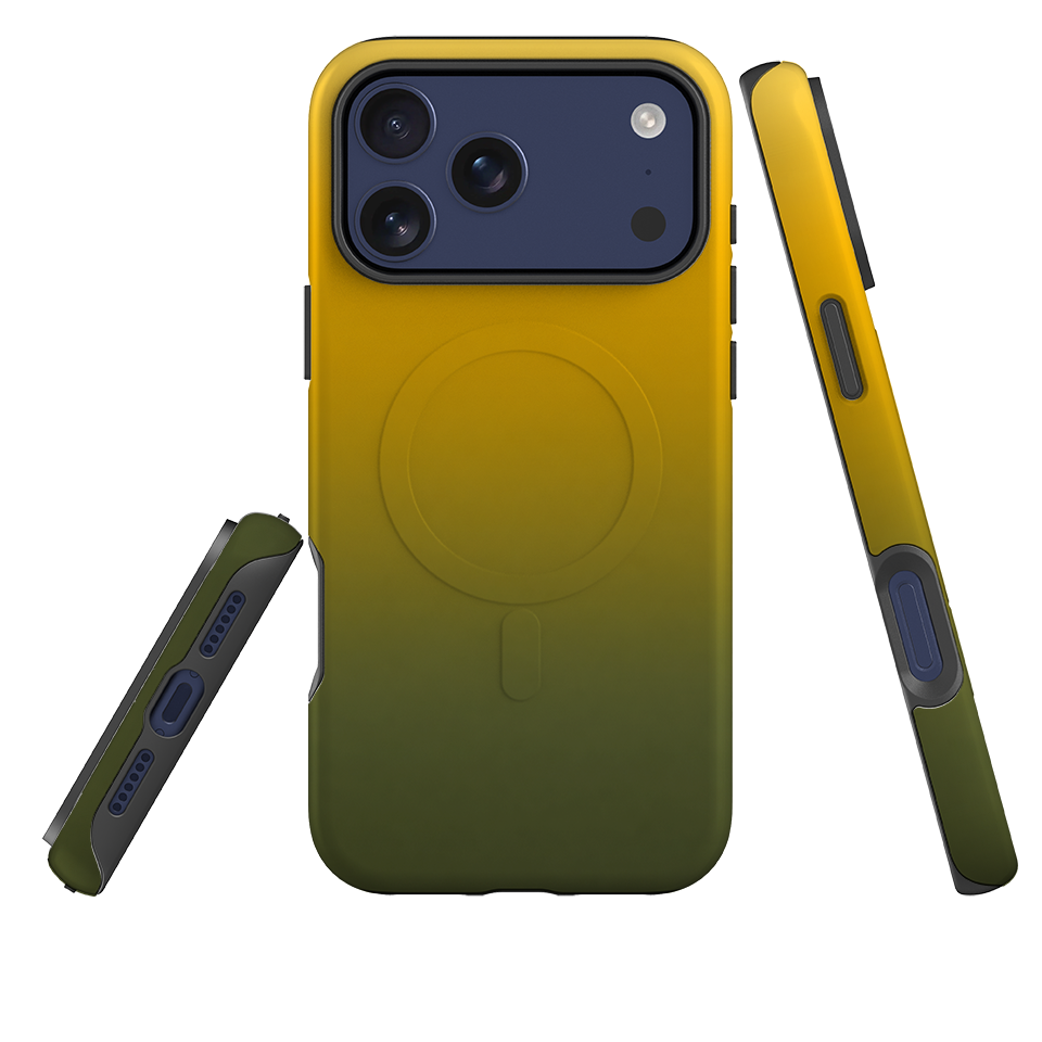 iPhone MagSafe Tough Case - Yellow Ombre