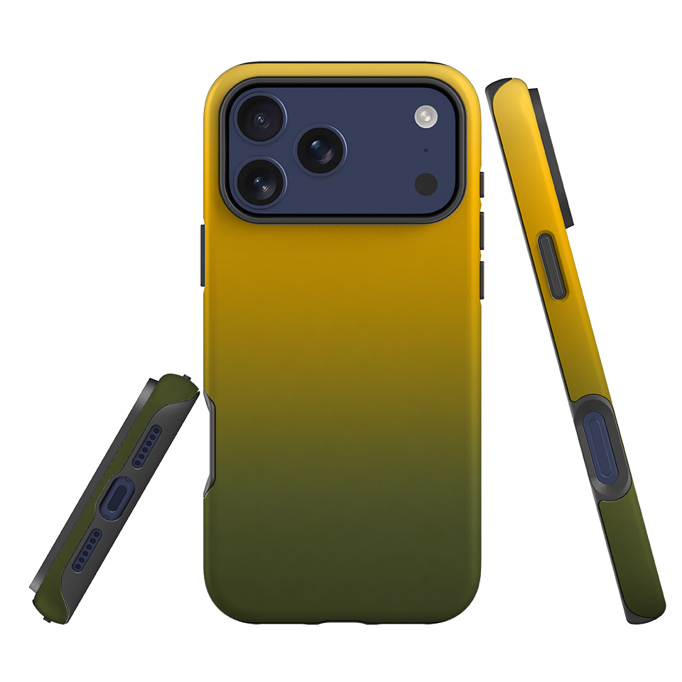 iPhone Tough Case - Yellow Ombre