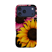 iPhone Tough Case - Yellow & Pink Sunflower