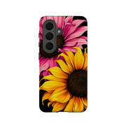 Samsung Tough Case - Yellow & Pink Sunflower