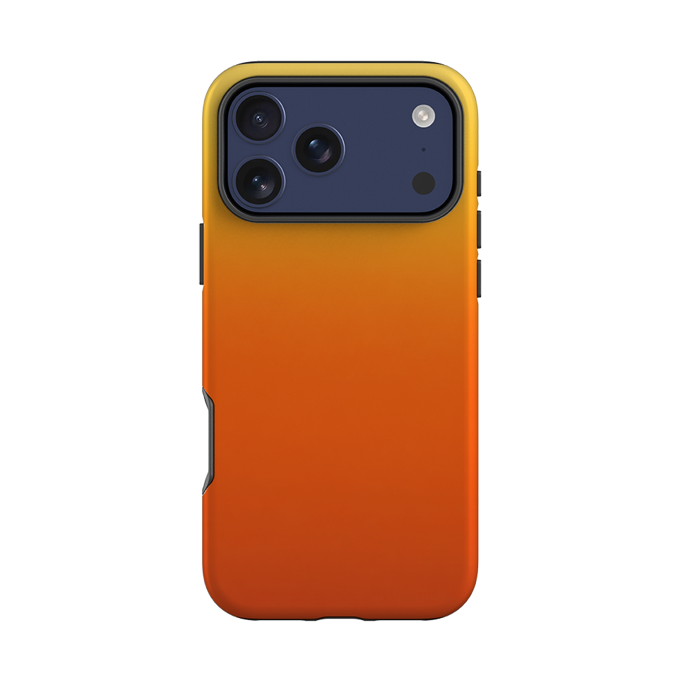 iPhone Tough Case - Yellow and Orange Ombre