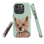 iPhone MagSafe Tough Case - Yorkie By Catherine Rowe