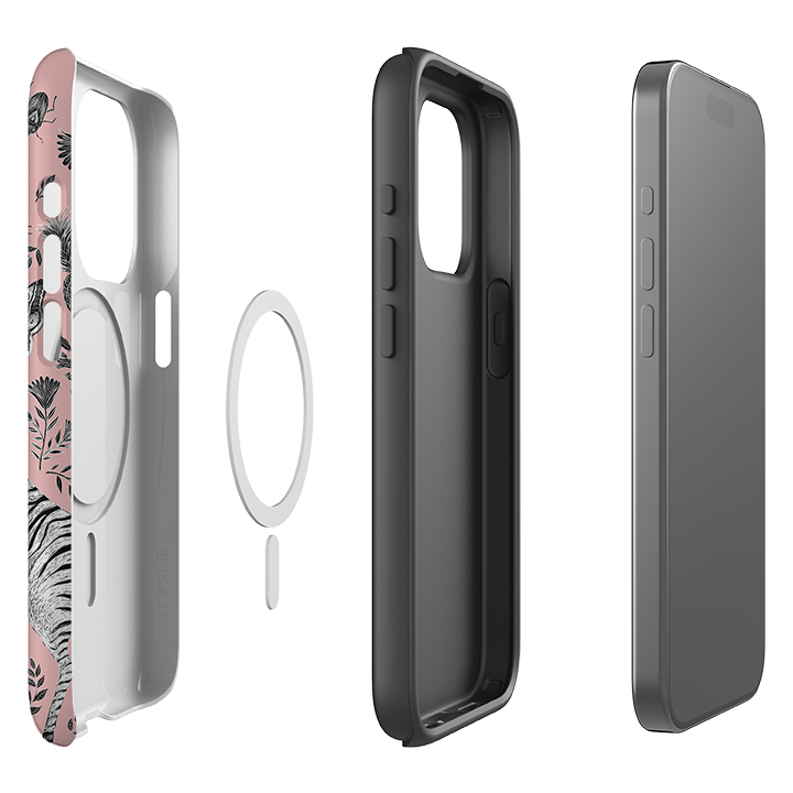 iPhone MagSafe Tough Case -  Zebra By Catherine Rowe