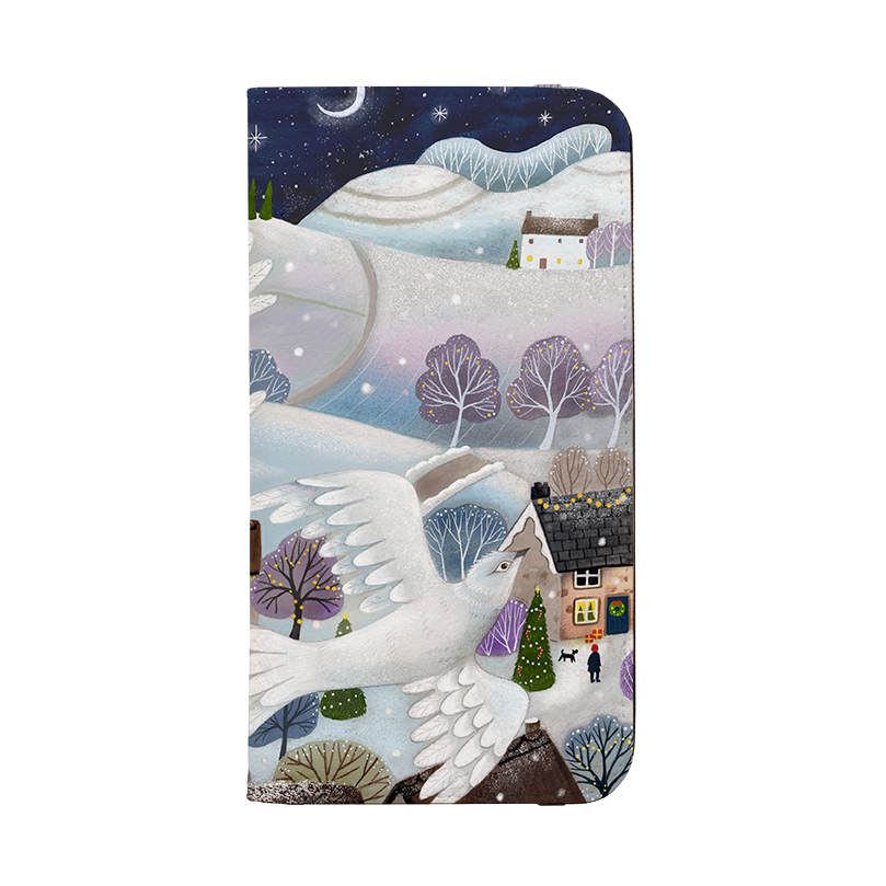 Advent Doves Wallet Case By Bex Parkin