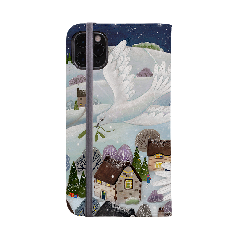 Advent Doves Wallet Case By Bex Parkin