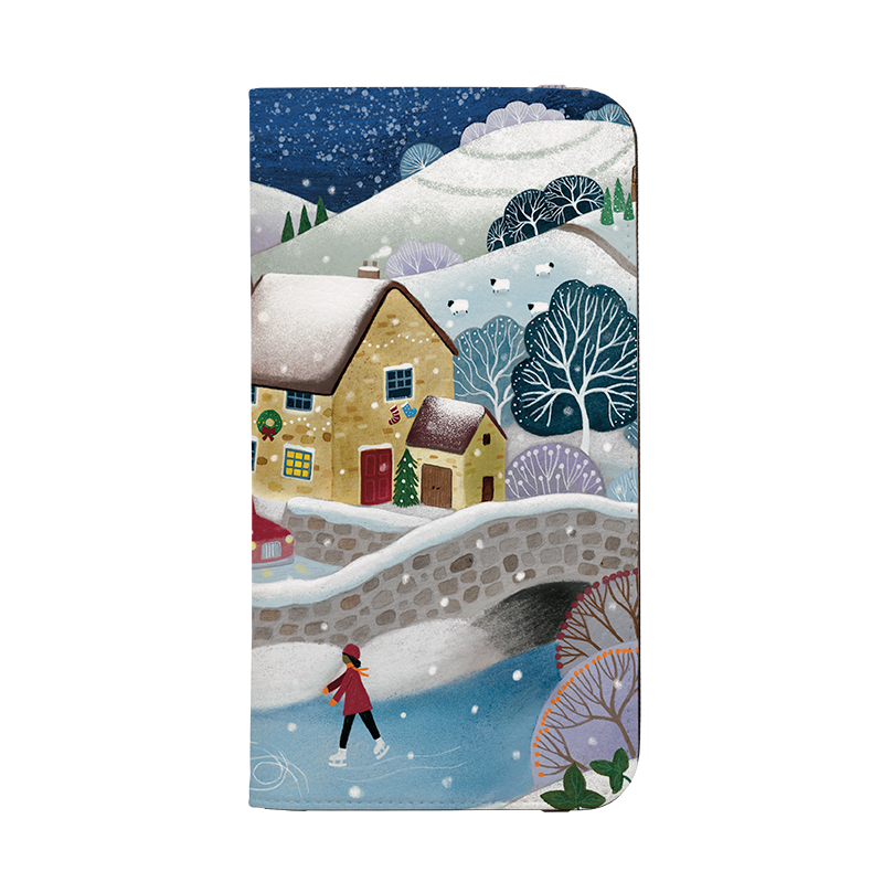 Advent Hares Wallet Case By Bex Parkin