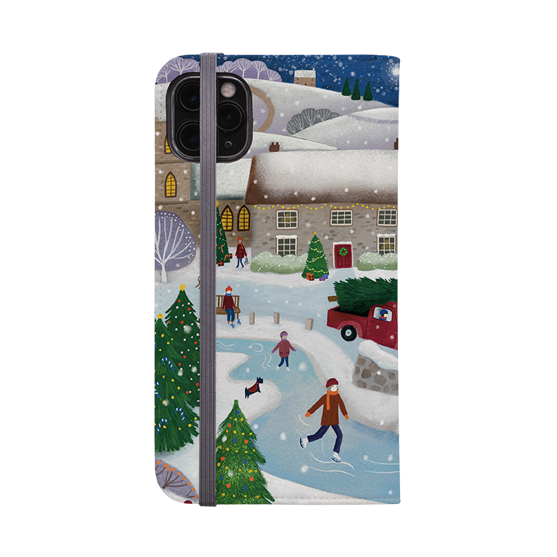 Advent Hares Wallet Case By Bex Parkin