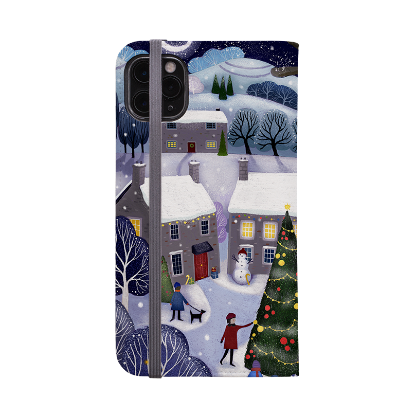 Advent Owl Wallet Case By Bex Parkin