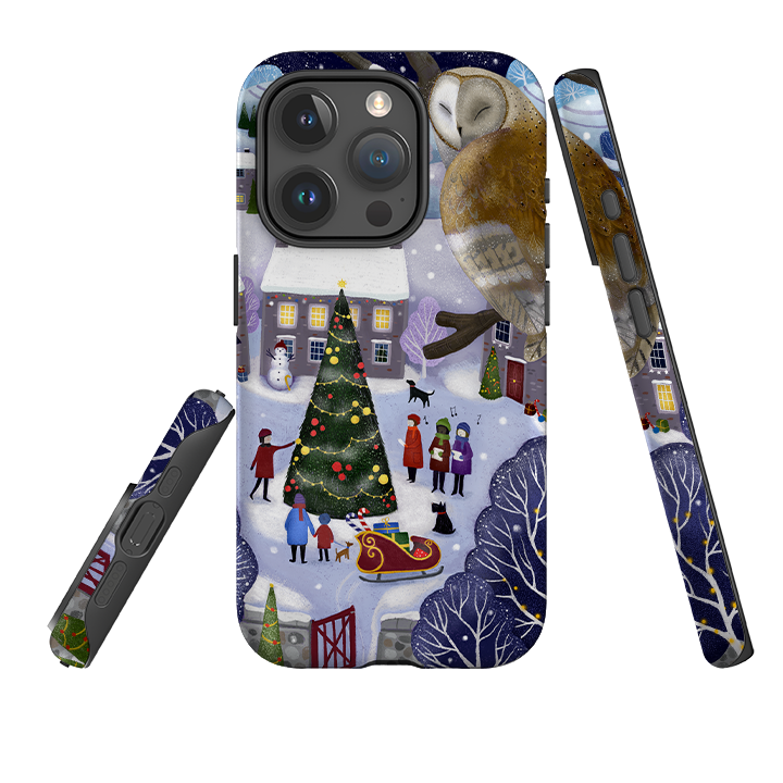 iPhone Tough Case - Advent Owl By Bex Parkin