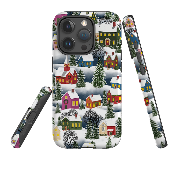 iPhone Tough Case - Advent Street Town By Abby Jacobs