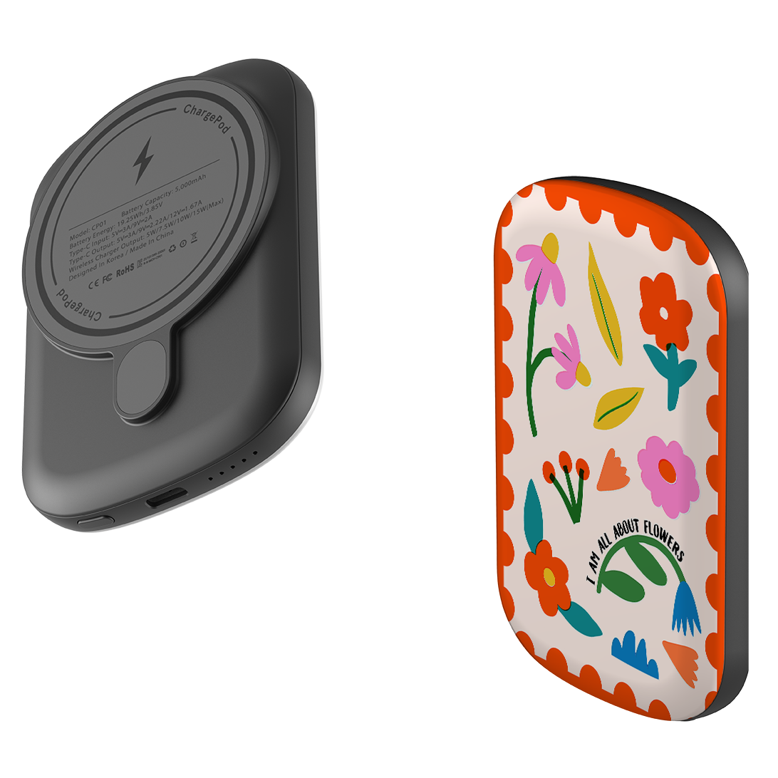 MagSafe Power Bank - All About Flowers