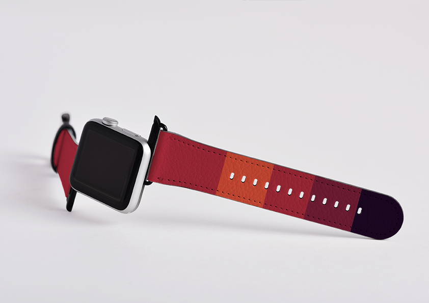 Apple Watch Strap- Tokyo Chroma Horizontal Stripe